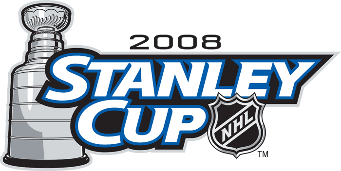 Stanley Cup Playoffs 2008 Wordmark Logo v2 iron on transfers for clothing